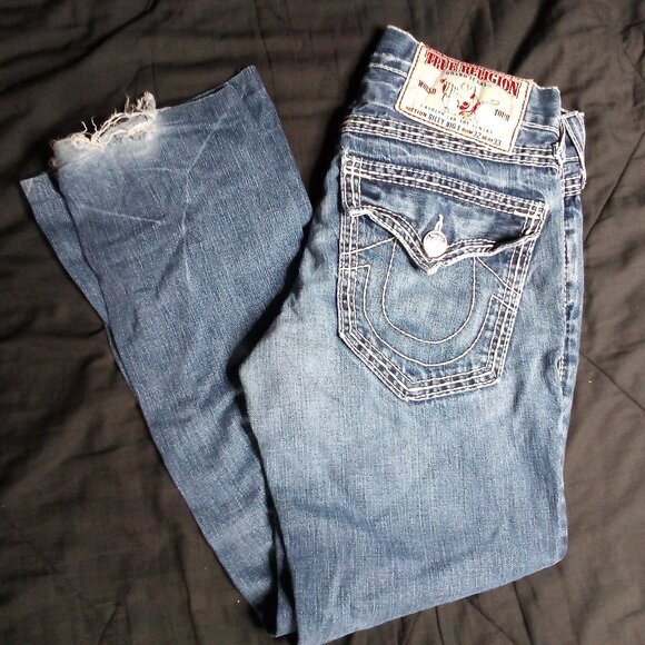 True Religion Other - True Religion Billy Big T Big Stitch Blue Denim Jeans 32x33